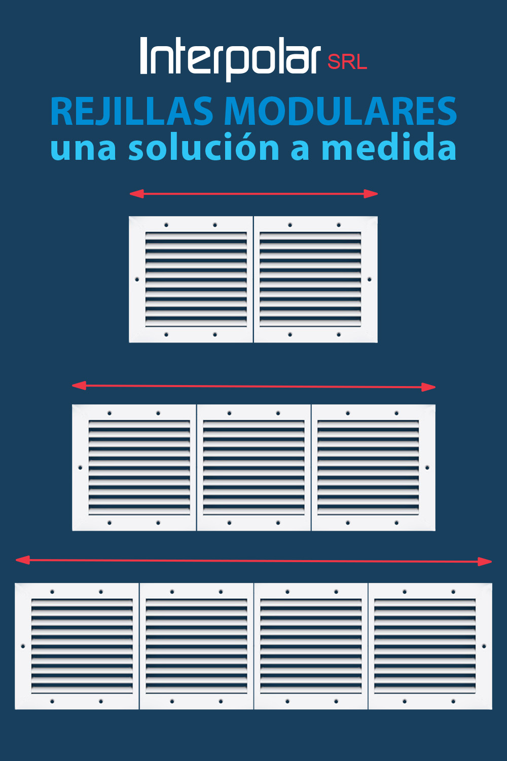 Rejillas de ventilación: medidas